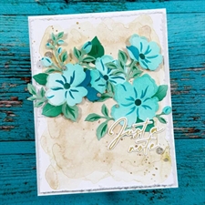 PinkFresh Studios DIE & Stencil Bundle - Gentle Bloomscape